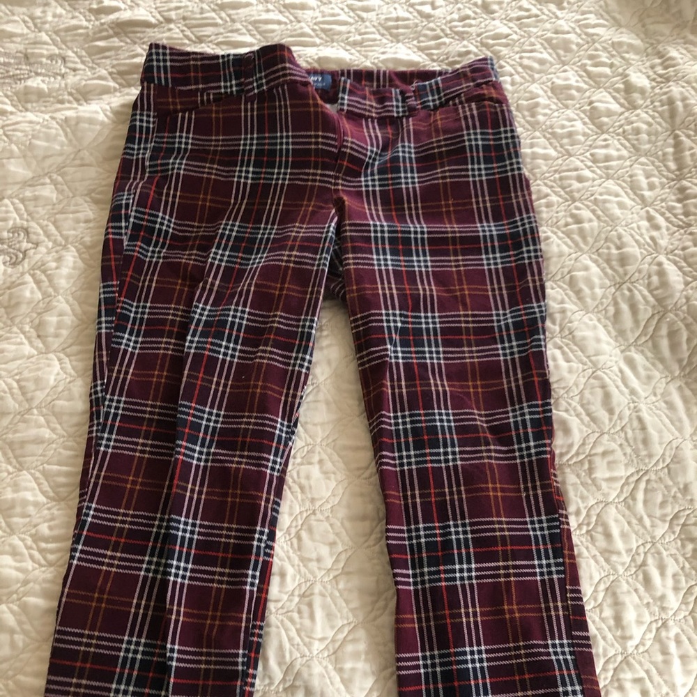 Plaid Ankle Pants